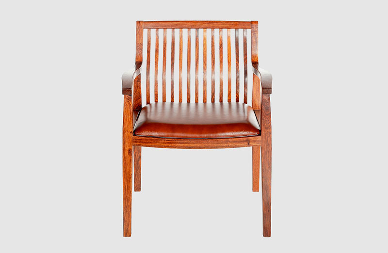 南岸中式实木大方椅家具效果图