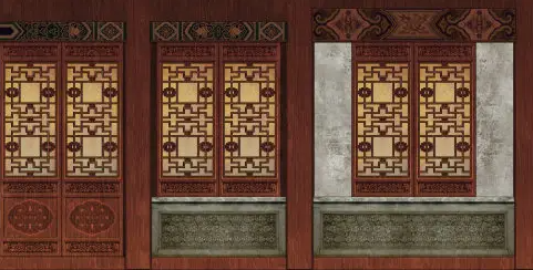 南岸隔扇槛窗的基本构造和饰件