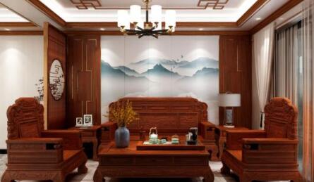 南岸如何装饰中式风格客厅？
